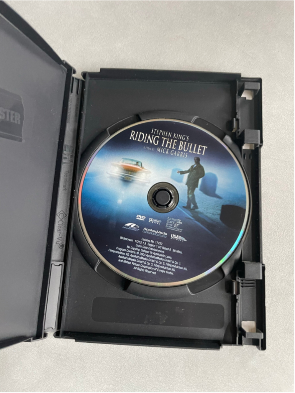 Stephen King's Riding The Bullet DVD Horror Movie Black Blue - Picture 3 of 3